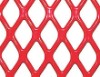 32 Gallon Square Trash Can - Plastic Coated Expanded Metal