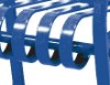 Arched Back Chair - Plastic Coated Steel and Cast Iron