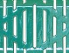 6 ft. Rolled Formed Diamond Contour Bench - Plastic Coated Cast Iron
