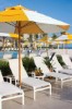 Picture of 7 ft. Octagonal Market Umbrella - Two Piece Aluminum Pole - Alternating Panels