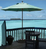 Picture of 8 ft. Octagonal Market Umbrella - Lucaya Style - Powder coated Aluminum Pole - Marine Grade Fabric
