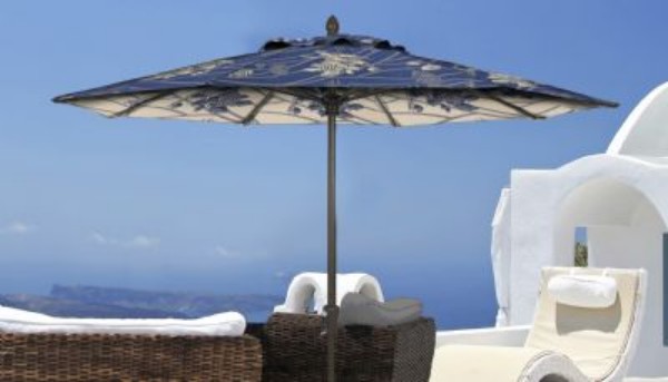 Picture of Guy Harvey 7.5 ft. Octagonal Market Umbrella - Powder Coated Aluminum - Acrylic Fabric