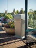 Picture of 65 Gallon Square Trash Can without Doors - Plastic with Weighted Base 