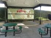 Picture of Round Thermoplastic Steel Picnic Table  - Ultra Leisure Style - Portable 