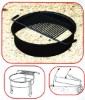 Picture of Park Fire Ring - 300 Sq. Inch Cooking Surface - Tilt Back Anchors or In-Ground Spade Mount