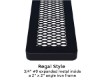 Picture of 6 ft. Bench with Back - Thermoplastic Coated Steel - Expanded Metal - Regal Style - Portable