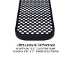 Picture of 6 ft. Bench without Back - Thermoplastic Coated Steel - Perforated Style - Inground Mount
