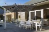 9 Ft. Square Cantilever Umbrella - Aluminum Frame