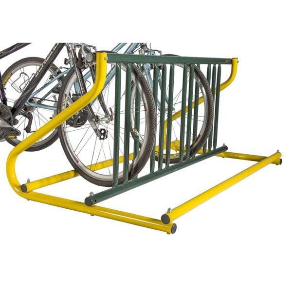 Bike Rack 28 Space, 16 Foot Powder Coated, Portable - Park Tables ...