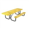 ADA Rectangular Thermoplastic Steel Picnic Table