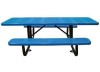 ADA Wheelchair Accessible Picnic Table - Plastic Coated Steel