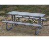 12 Ft. Aluminum Picnic Table with Galvanized Steel Frame