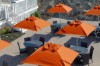 6.5 ft. Square Market Umbrella - Fiberglass Ribs