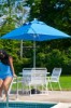7.5 ft. Square Market Umbrella - Fiberglass Ribs