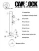 Camlock Surface Mount Umbrella Base