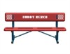 Picture of 8 Ft. Perforated Steel Buddy Bench 