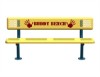 Picture of 8 Ft. Perforated Steel Buddy Bench 
