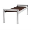 Picture of 5 Ft. Wood Bench with Stainless Steel Frame - Portable