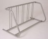 5 Space Grid Bike Rack, Galvanized Or Powder Coated Steel