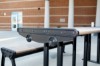 8 Ft. Recycled Plastic Picnic Table With Powder Coated Steel Frame - Portable / Surface Mount