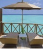 Picture of 8 ft. Octagonal Market Umbrella - Bambusa Style - Simulated Bamboo Pole - Marine Grade Fabric