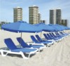 Picture of 7.5 ft. Octagonal Beach Umbrella - Two Piece Solid Wood Pole - Marine Grade Fabric
