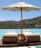Picture of 9 ft. Octagonal Market Umbrella - Augusta Style - Simulated Wood Pole - Marine Grade Fabric