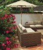 Picture of 9 ft. Wood Market Umbrella - Marine Grade Fabric