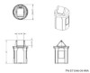 42 Gallon Trash Can with 2 Way Swing Lid