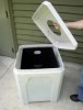 42 Gallon Square Trash Receptacle