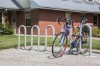 11 Space - 9 Loop Bike Rack - Galvanized Steel
