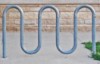 Picture of 7 Space - 5 Loop Bike Rack - 2 3/8 In. Galvanized Steel - In Ground Mount 
