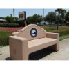 Picture of 7 Ft. Concrete Custom Memorial Bench