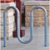 Picture of 5 Space - 3 Loop Bike Rack - 1 5/8 In. Galvanized Steel - Surface Mount 