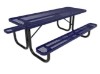 RHINO 8 Foot Thermoplastic Steel Picnic Table