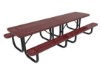 Perforated Metal Thermoplastic Picnic Table