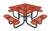 RHINO Square Picnic Table Thermoplastic