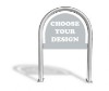 Surface Mount Lazer CUt Custom Bike Rack