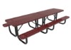 Perforated Metal Thermoplastic Picnic Table