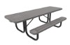 ELITE Series 8 Foot Perforated Metal Picnic Tables