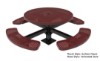 Elite Series Round Surface Mounted Picnic Table