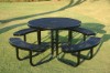 ELITE Series Round Picnic Table Thermoplastic Metal