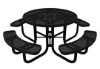 ELITE Series Round Picnic Table - Thermoplastic Expanded Metal