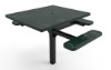 ELITE Series Pedestal Picnic Table Thermoplastic