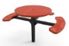 Elite Series Round Picnic Tables Surface Mounted