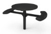 Elite Series Round Picnic Tables Pedestal Inground Mount