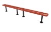 ELITE Series 4 Ft. Bench without Back - Expanded Metal, Surface Mount