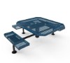 Thermoplastic ELITE Series Nexus Picnic Table with Expanded Metal Seats