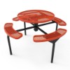 Elite Series Nexus Round Picnic Tables Inground Mounted