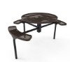 Elite Series Nexus Round Picnic Tables Inground Mounted